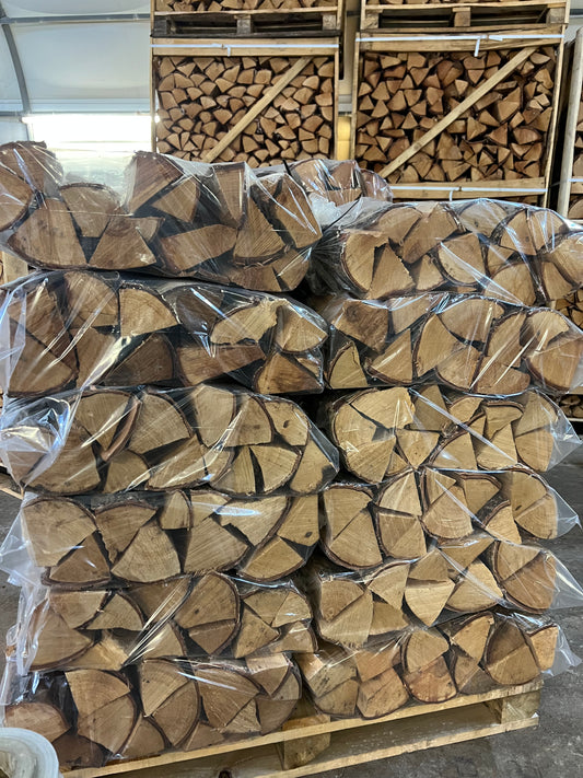 80 bags of Kiln dried birch