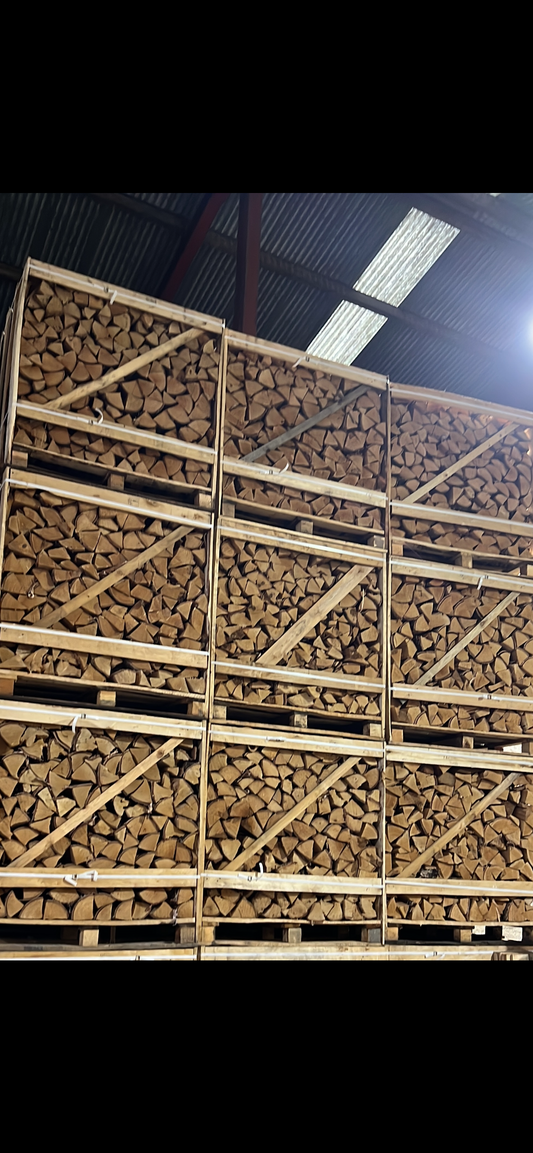 10 crates of Kiln dried birch