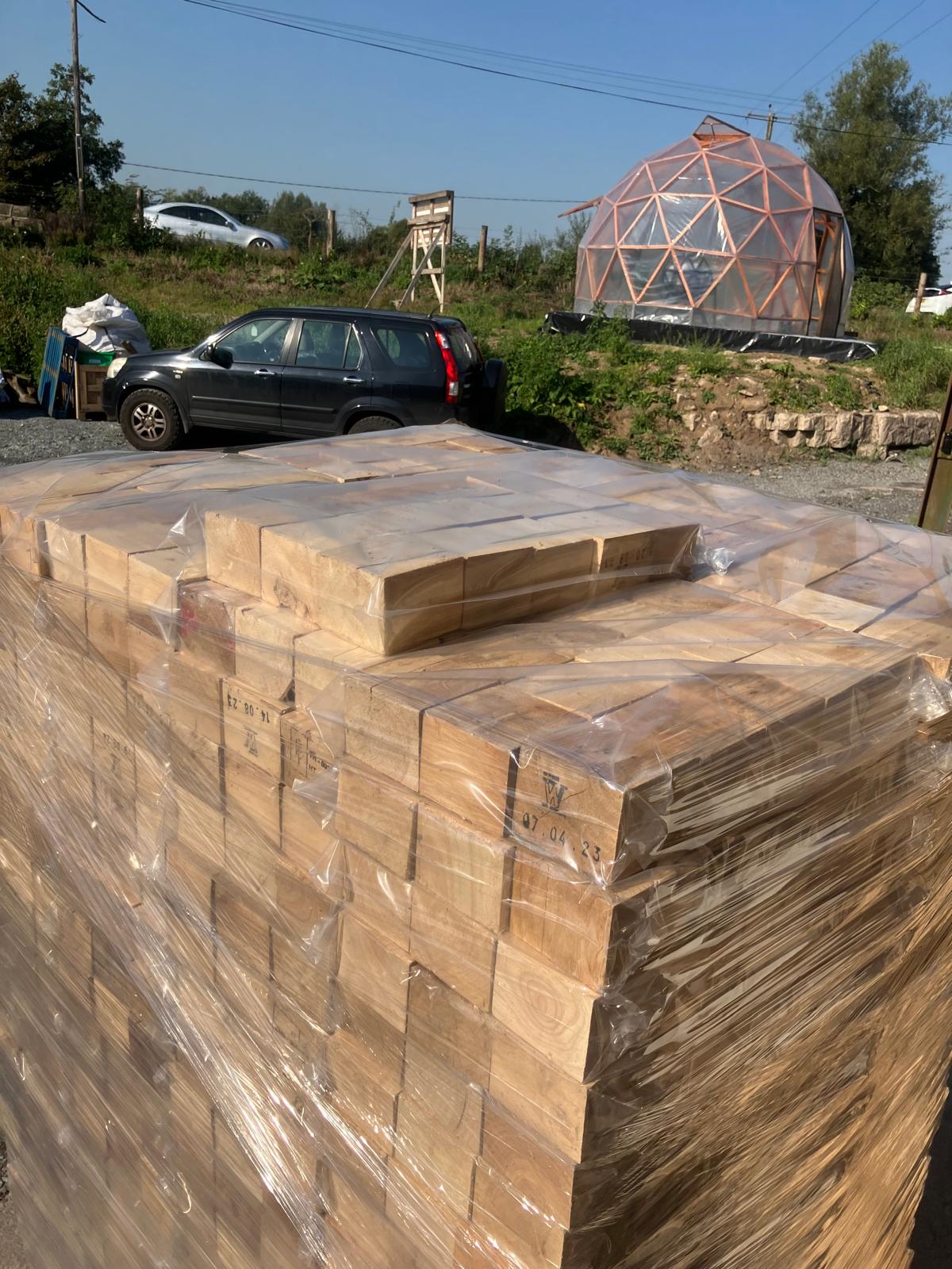 Hardwood cubes