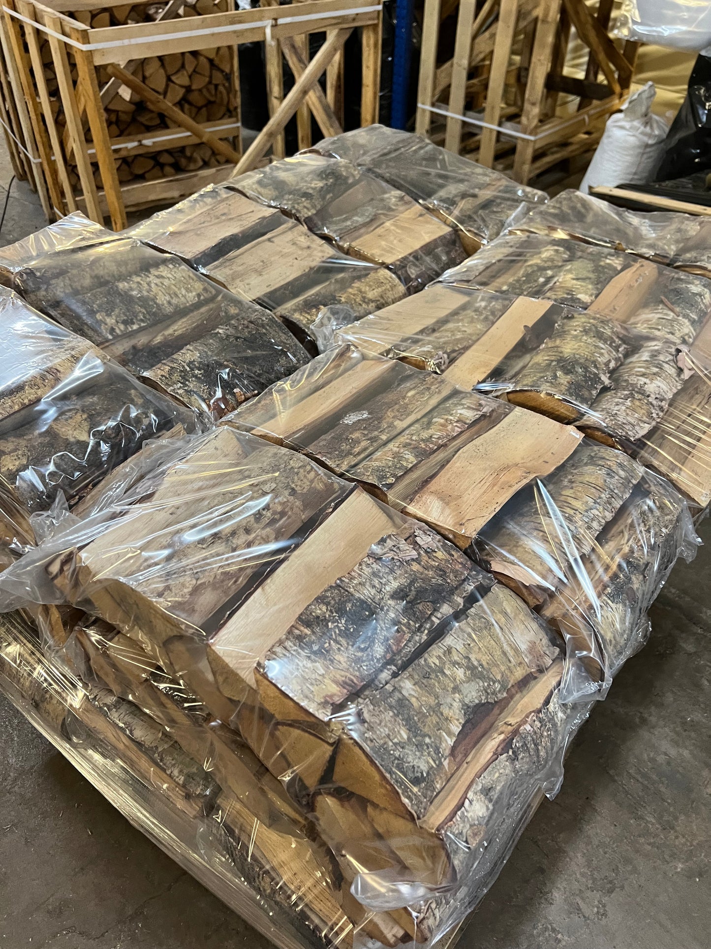 10 bags of kiln dried birch