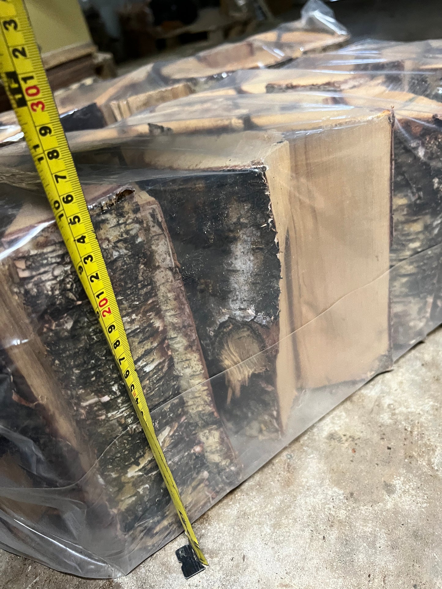 80 bags of Kiln dried birch