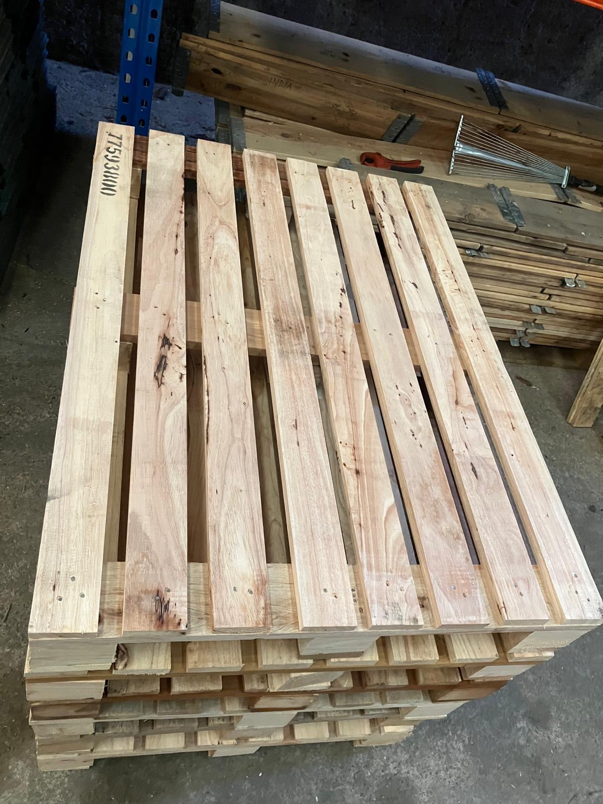 Hardwood pallets